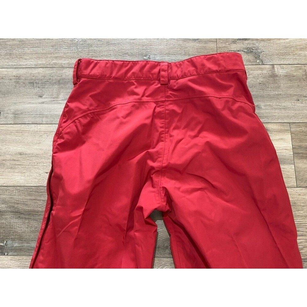THE NORTH FACE FREEDOM HYVENT SNOW BOARD SKI PANT MENS M RED AHJK SHELL CARGO - Picture 12 of 13